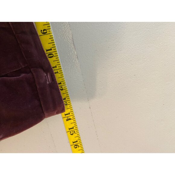 Vintage Lord & Taylor Burgundy Velvet Skirt Suit Set Small - Picture 16 of 16